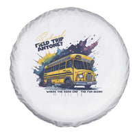 School Field Trip Anyone Spare Tire Cover School Bus Teacher - Wonder Print Shop