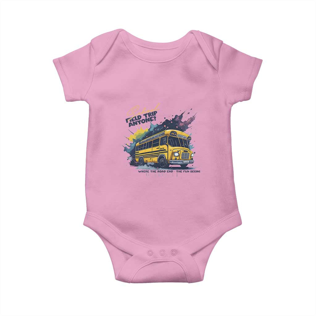 School Field Trip Anyone Baby Onesie School Bus Teacher - Wonder Print Shop
