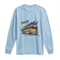 School Field Trip Anyone Long Sleeve Shirt School Bus Teacher - Wonder Print Shop