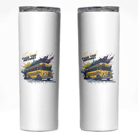School Field Trip Anyone Skinny Tumbler School Bus Teacher - Wonder Print Shop