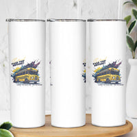 School Field Trip Anyone Skinny Tumbler School Bus Teacher - Wonder Print Shop