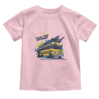 School Field Trip Anyone Toddler T Shirt School Bus Teacher - Wonder Print Shop