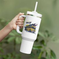 School Field Trip Anyone Tumbler With Handle School Bus Teacher - Wonder Print Shop