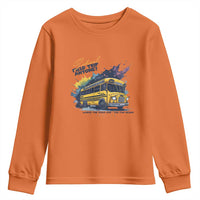 School Field Trip Anyone Youth Sweatshirt School Bus Teacher - Wonder Print Shop