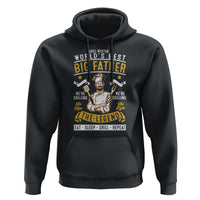 BBQ Father Hoodie Grill Master World's Best Big Father The Man The Myth The Legend Father's Day - Wonder Print Shop