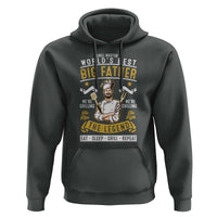 BBQ Father Hoodie Grill Master World's Best Big Father The Man The Myth The Legend Father's Day - Wonder Print Shop