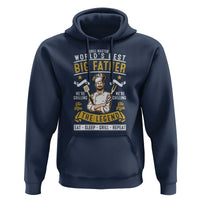 BBQ Father Hoodie Grill Master World's Best Big Father The Man The Myth The Legend Father's Day - Wonder Print Shop
