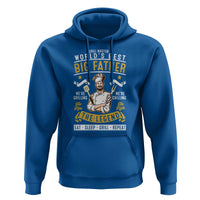 BBQ Father Hoodie Grill Master World's Best Big Father The Man The Myth The Legend Father's Day - Wonder Print Shop