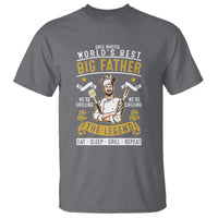 BBQ Father T Shirt Grill Master World's Best Big Father The Man The Myth The Legend Father's Day - Wonder Print Shop
