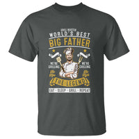 BBQ Father T Shirt Grill Master World's Best Big Father The Man The Myth The Legend Father's Day - Wonder Print Shop
