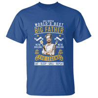 BBQ Father T Shirt Grill Master World's Best Big Father The Man The Myth The Legend Father's Day - Wonder Print Shop