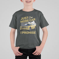 Car Lover T Shirt For Kid Just One More Car I Promise Racing - Wonder Print Shop