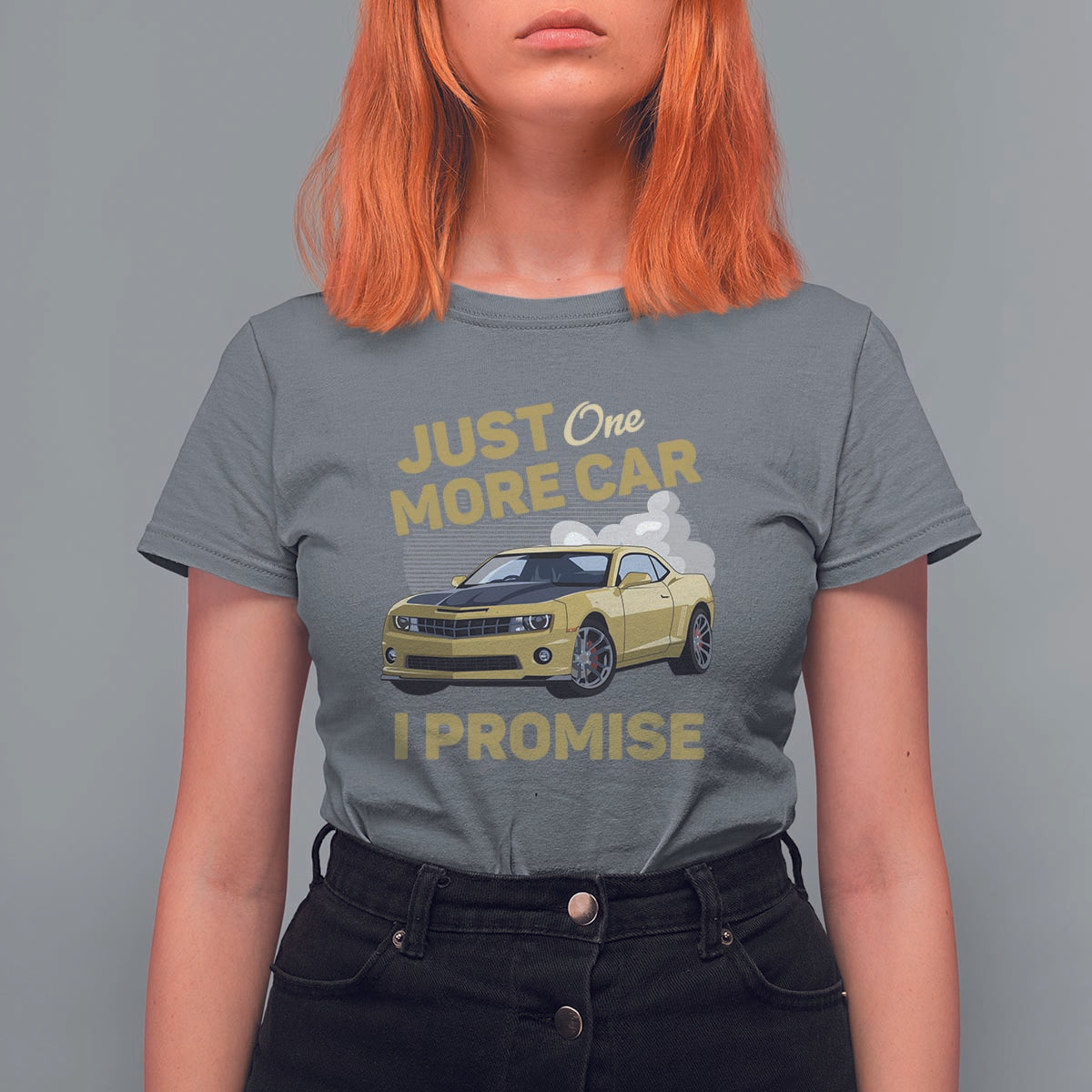 Car Lover T Shirt For Women Just One More Car I Promise Racing - Wonder Print Shop