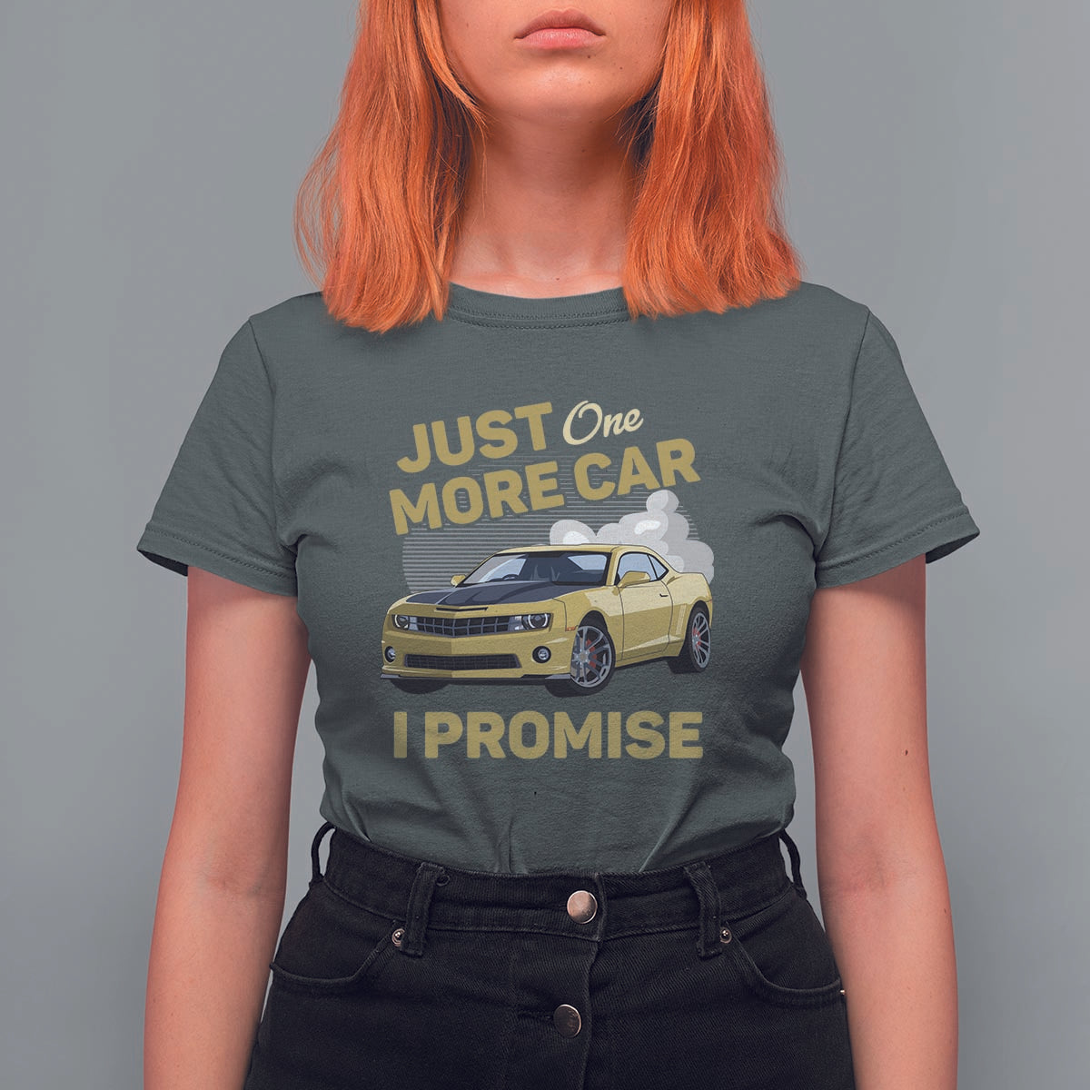 Car Lover T Shirt For Women Just One More Car I Promise Racing - Wonder Print Shop