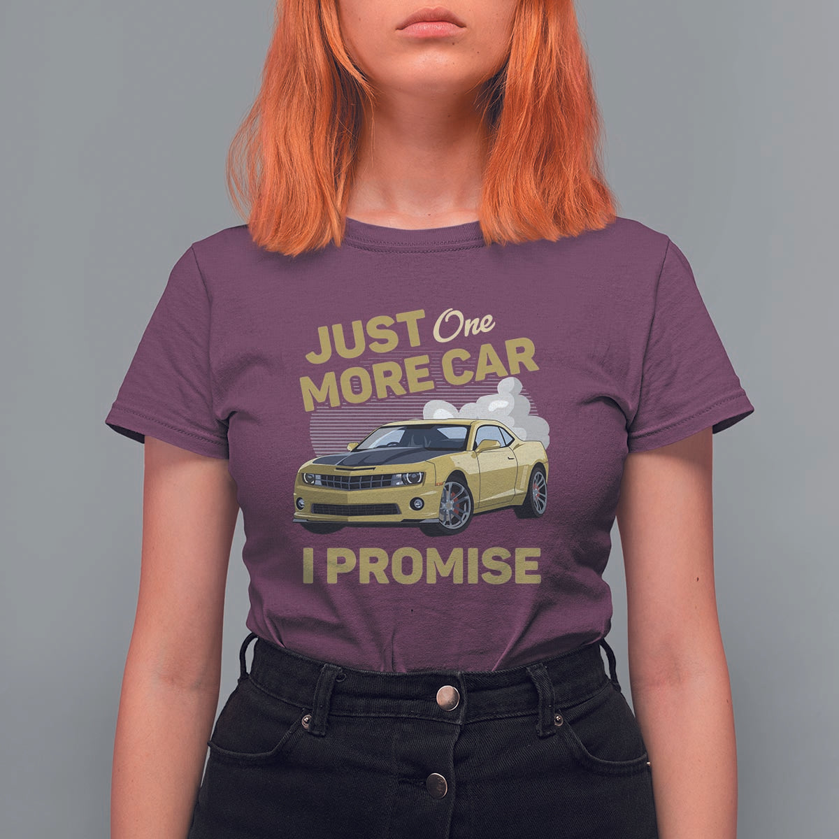 Car Lover T Shirt For Women Just One More Car I Promise Racing - Wonder Print Shop