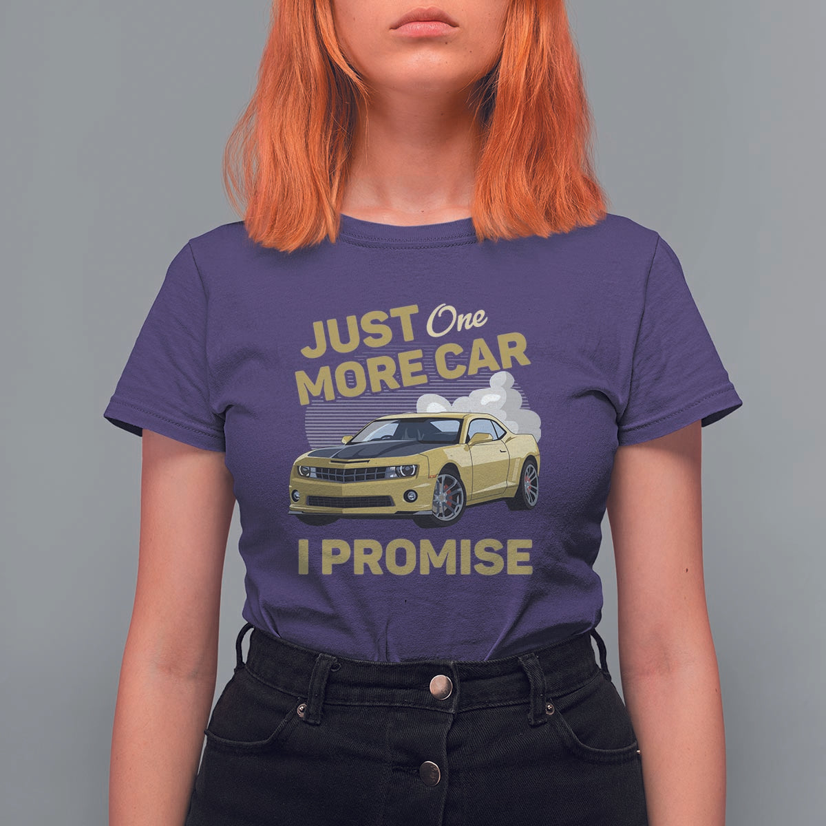Car Lover T Shirt For Women Just One More Car I Promise Racing - Wonder Print Shop