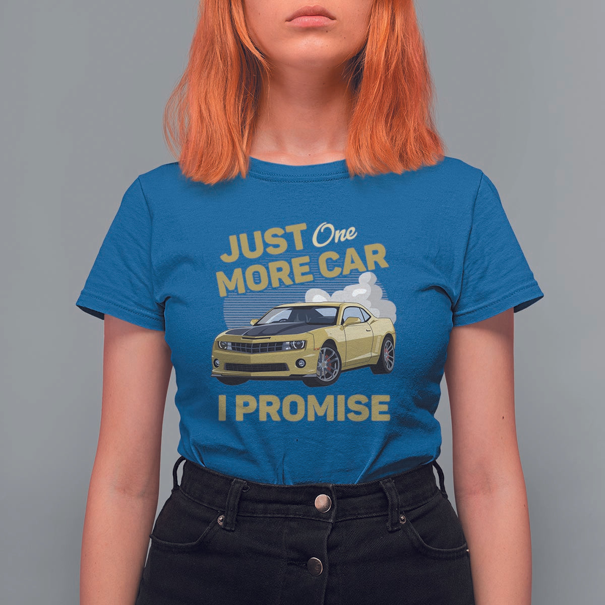 Car Lover T Shirt For Women Just One More Car I Promise Racing - Wonder Print Shop