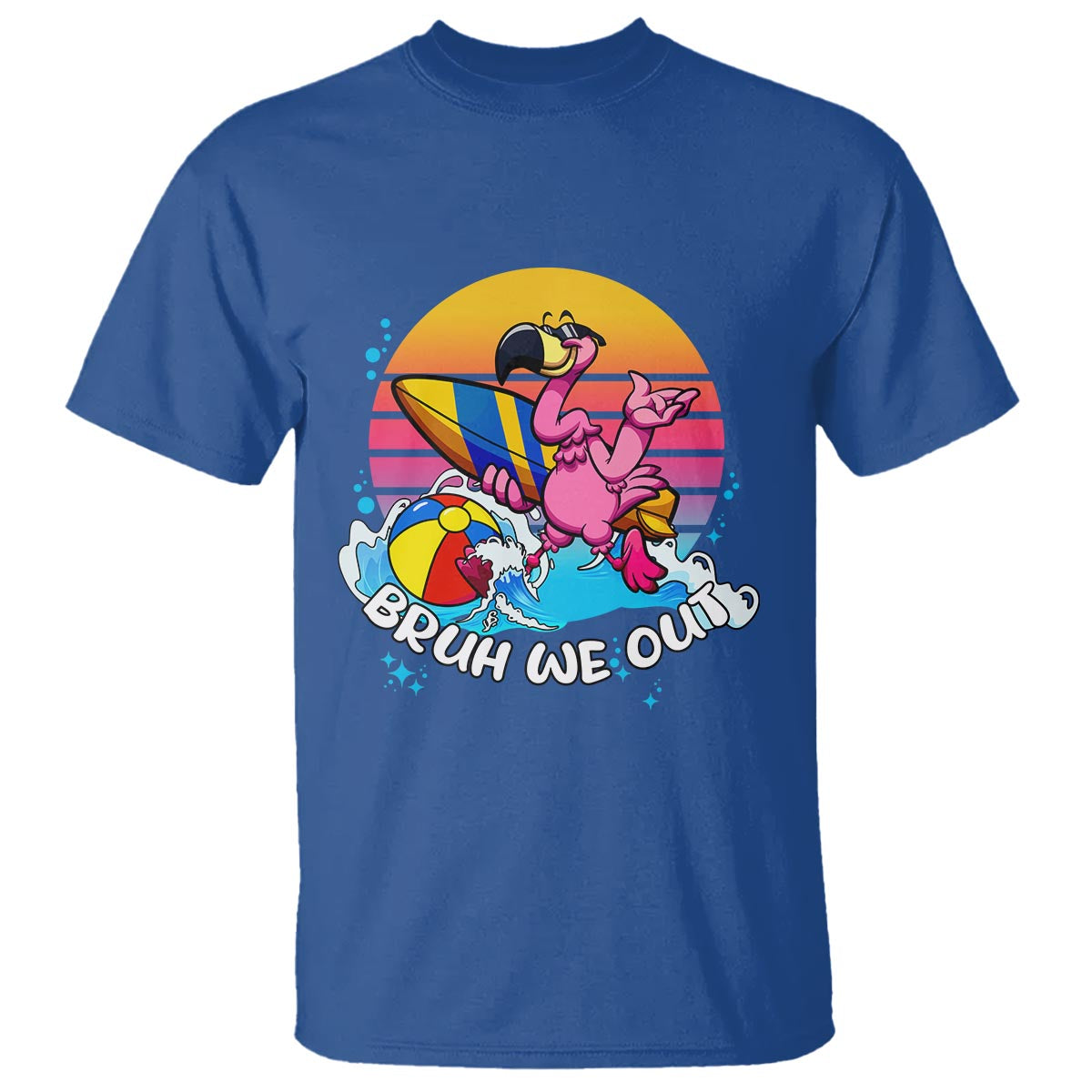 Funny Summer Vacation T Shirt Bruh We Out Happy Last Day Of School - Wonder Print Shop