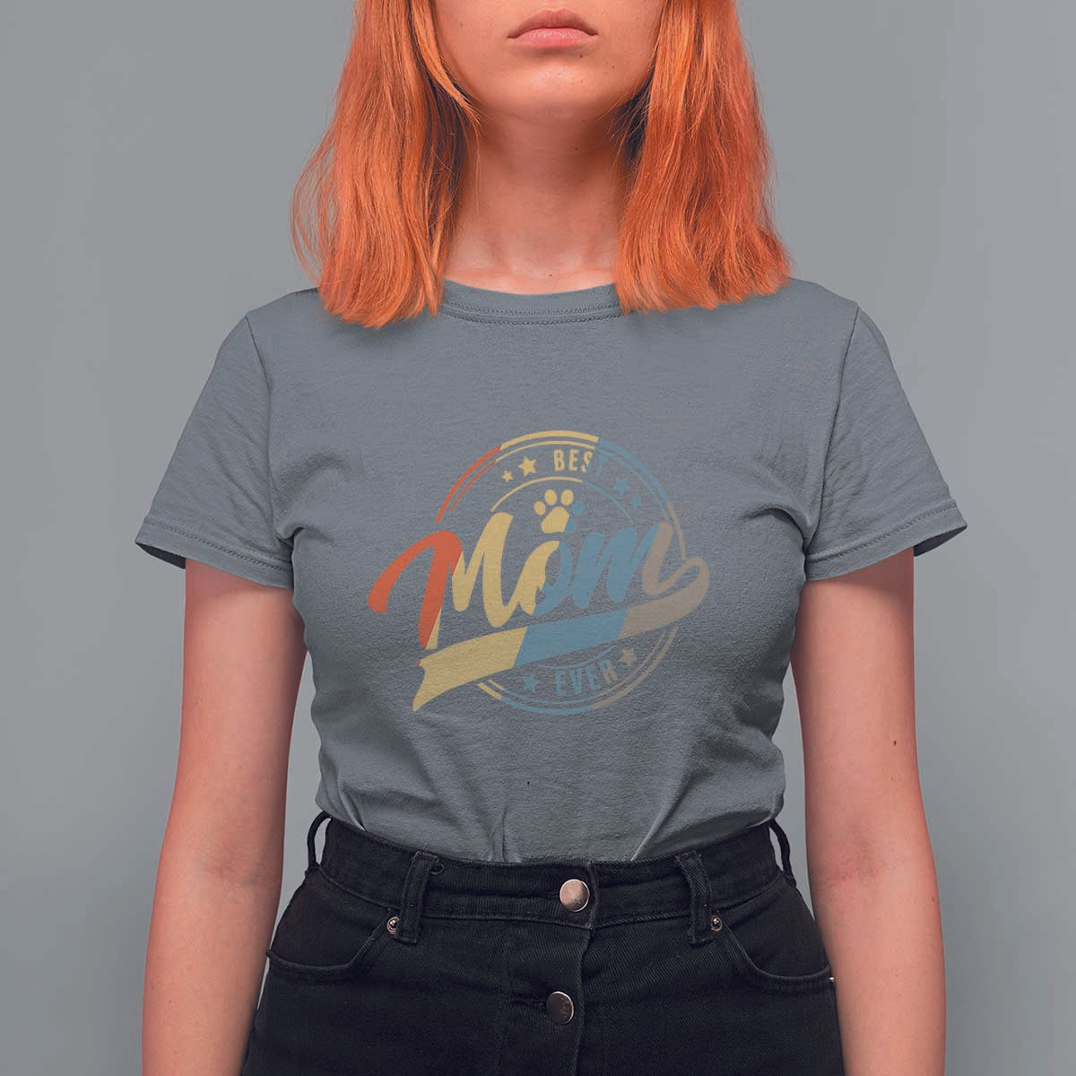 Best Dog Mom Ever T Shirt For Women Fur Mama Mother's Day - Wonder Print Shop