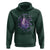 Alzheimer Supporter Hoodie Alzheimer Awareness Hope For A Cure Flower - Wonder Print Shop