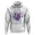 Alzheimer Supporter Hoodie Alzheimer Awareness Hope For A Cure Flower - Wonder Print Shop
