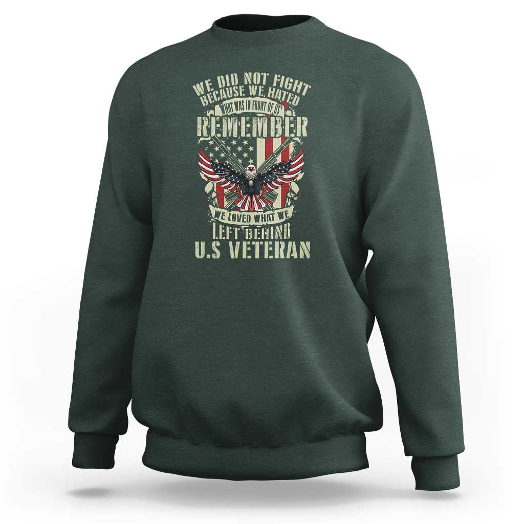 Memorial Day Sweatshirt Honor And Remeber Eagle - Wonder Print Shop