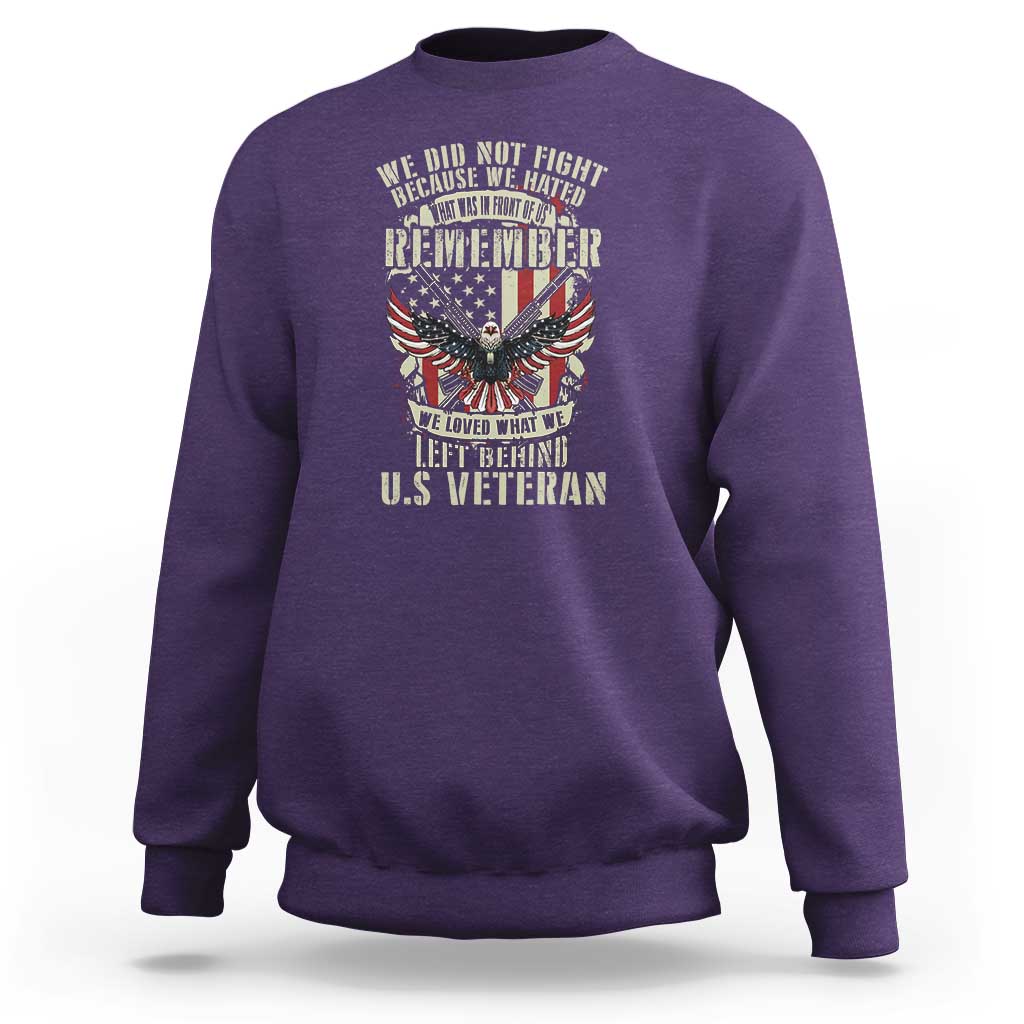 Memorial Day Sweatshirt Honor And Remeber Eagle - Wonder Print Shop