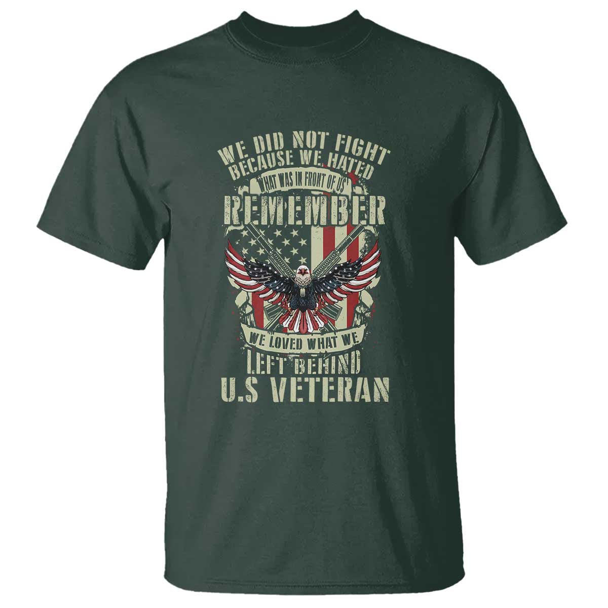 Memorial Day T Shirt Honor And Remeber Eagle - Wonder Print Shop