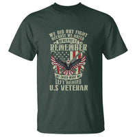 Memorial Day T Shirt Honor And Remeber Eagle - Wonder Print Shop