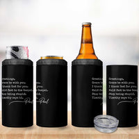 Greetings Grace Be with You I Thank God for You Hold Fast 4 in 1 Can Cooler Tumbler Christian Pauline Greetings