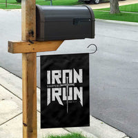 Iron Sharpens Iron Garden Flag Christian Bible Scripture Gym Workout
