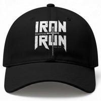 Iron Sharpens Iron Baseball Cap Christian Bible Scripture Gym Workout