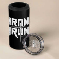 Iron Sharpens Iron 4 in 1 Can Cooler Tumbler Christian Bible Scripture Gym Workout