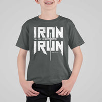 Iron Sharpens Iron T Shirt For Kid Christian Bible Scripture Gym Workout