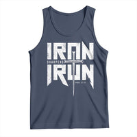Iron Sharpens Iron Tank Top Christian Bible Scripture Gym Workout