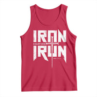 Iron Sharpens Iron Tank Top Christian Bible Scripture Gym Workout