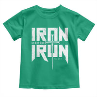 Iron Sharpens Iron Toddler T Shirt Christian Bible Scripture Gym Workout