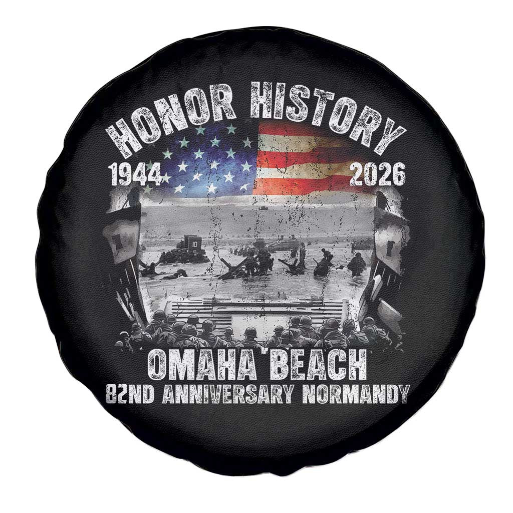Omaha Beach D Day Spare Tire Cover 82nd Anniversary Honor History Normandy WWII