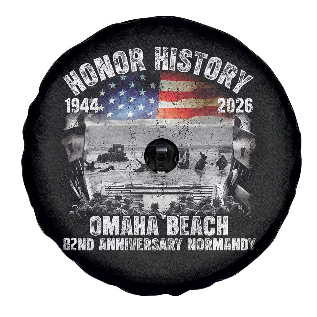 Omaha Beach D Day Spare Tire Cover 82nd Anniversary Honor History Normandy WWII