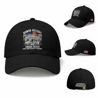 Omaha Beach D Day Baseball Cap 82nd Anniversary Honor History Normandy WWII