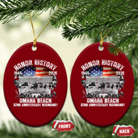 Omaha Beach D Day Ceramic Ornament 82nd Anniversary Honor History Normandy WWII