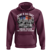 Omaha Beach D Day Hoodie 82nd Anniversary Honor History Normandy WWII