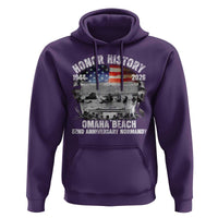 Omaha Beach D Day Hoodie 82nd Anniversary Honor History Normandy WWII