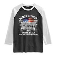 Omaha Beach D Day Raglan Shirt 82nd Anniversary Honor History Normandy WWII