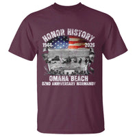 Omaha Beach D Day T Shirt 82nd Anniversary Honor History Normandy WWII