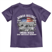 Omaha Beach D Day Toddler T Shirt 82nd Anniversary Honor History Normandy WWII