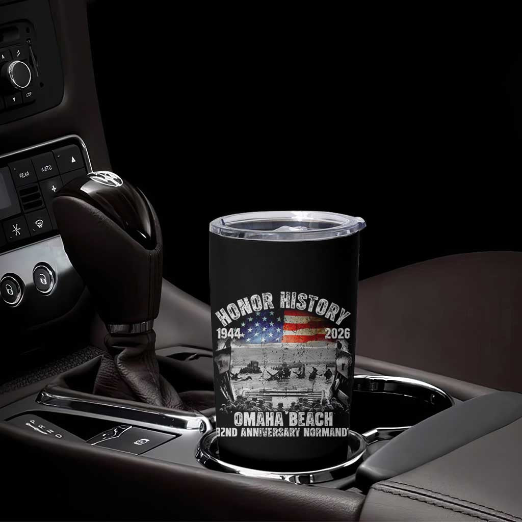 Omaha Beach D Day Tumbler Cup 82nd Anniversary Honor History Normandy WWII