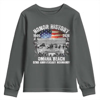 Omaha Beach D Day Youth Sweatshirt 82nd Anniversary Honor History Normandy WWII