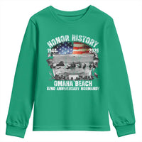 Omaha Beach D Day Youth Sweatshirt 82nd Anniversary Honor History Normandy WWII
