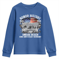 Omaha Beach D Day Youth Sweatshirt 82nd Anniversary Honor History Normandy WWII